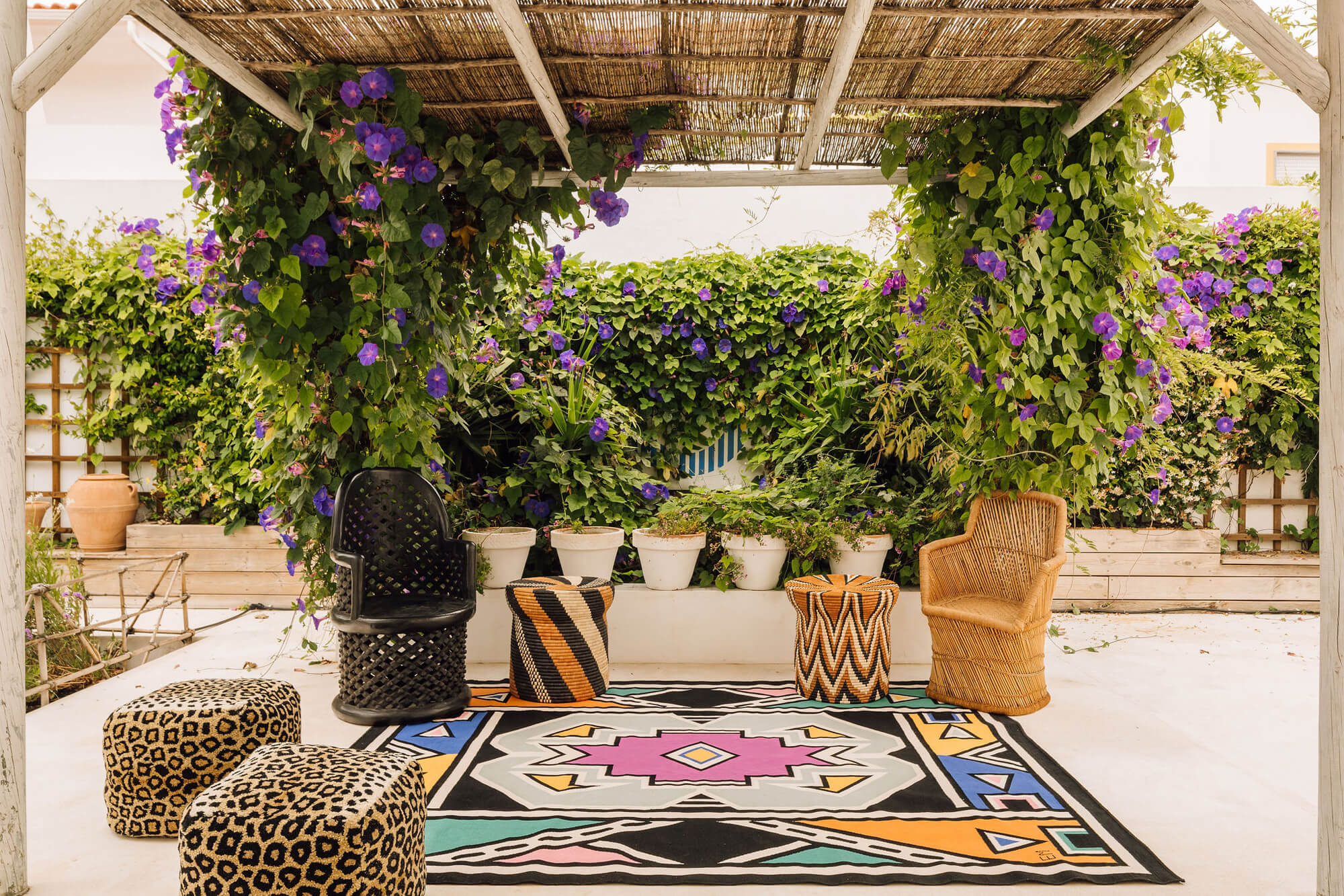 Shooting tapestry at Stork Club Comporta