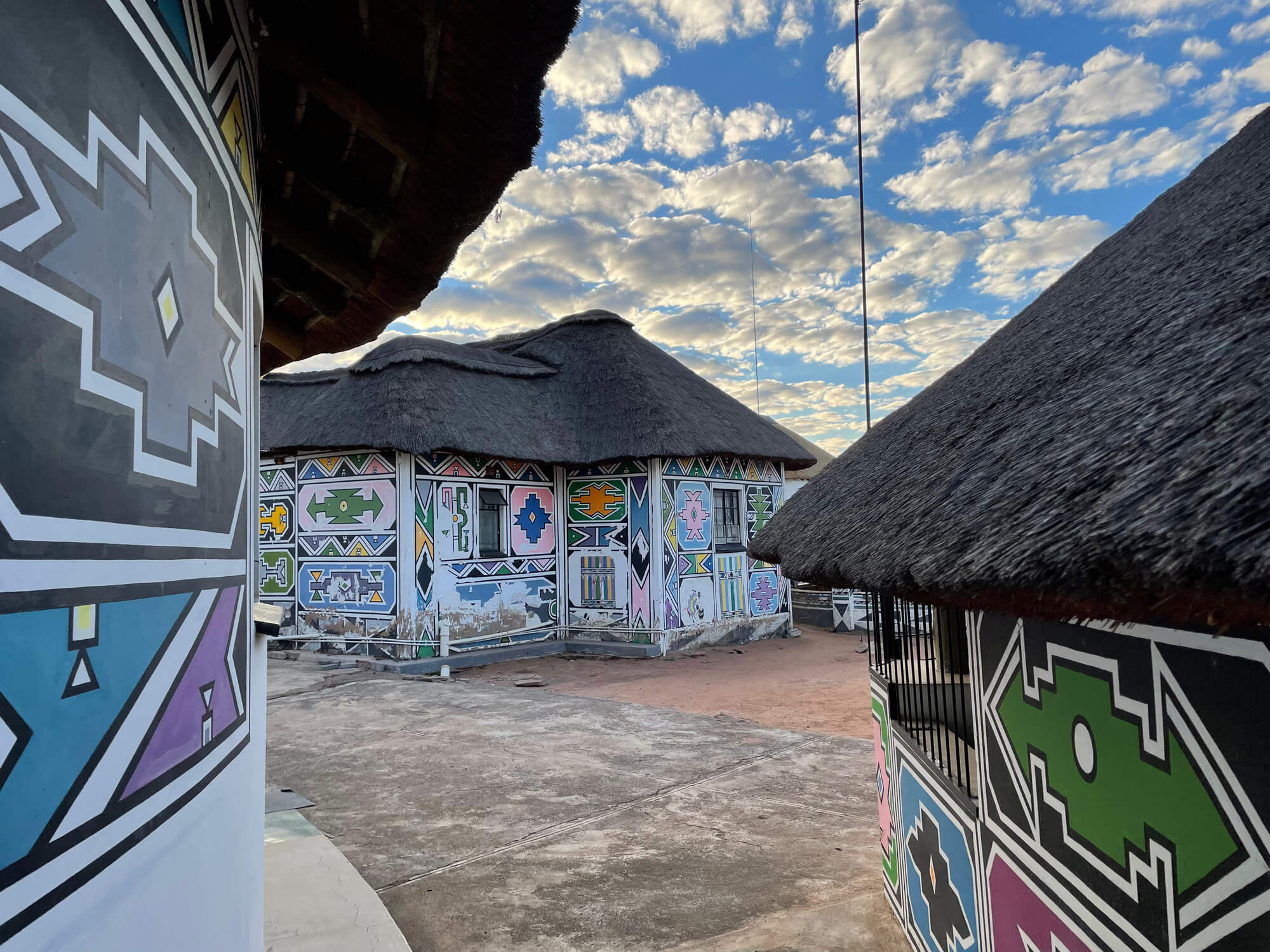 Esther Mahlangu's Home in South Africa