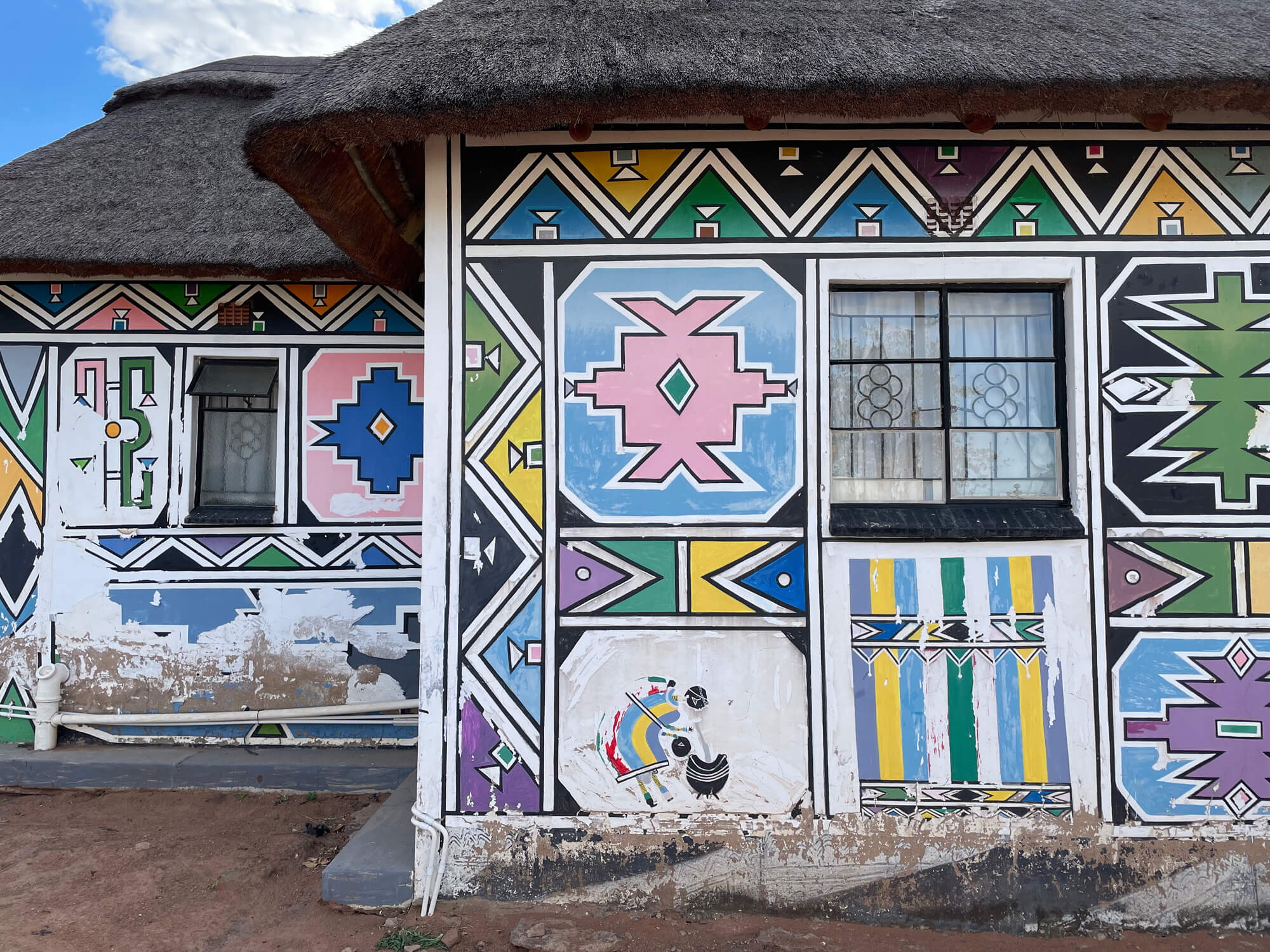Esther Mahlangu's Home in South Africa