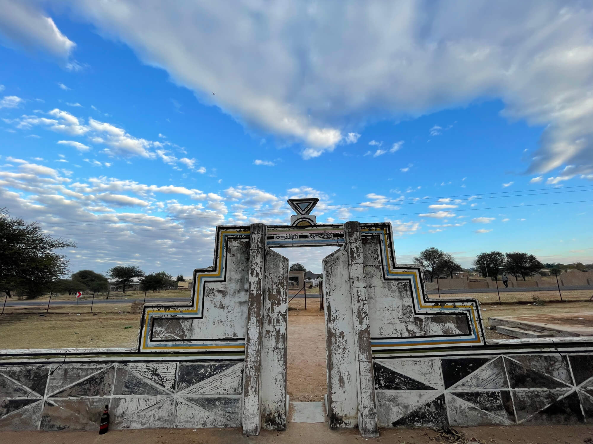 Esther Mahlangu's Home in South Africa