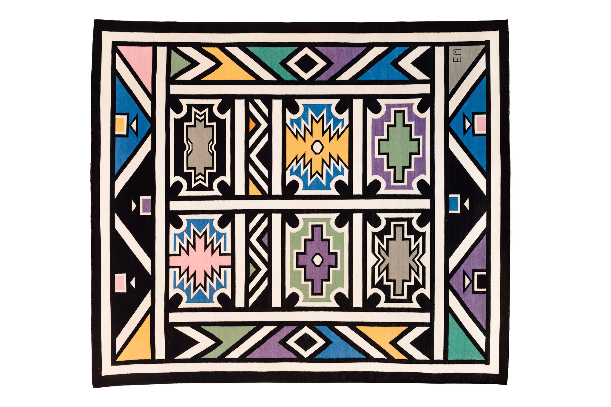Esther Mahlangu's tapestry