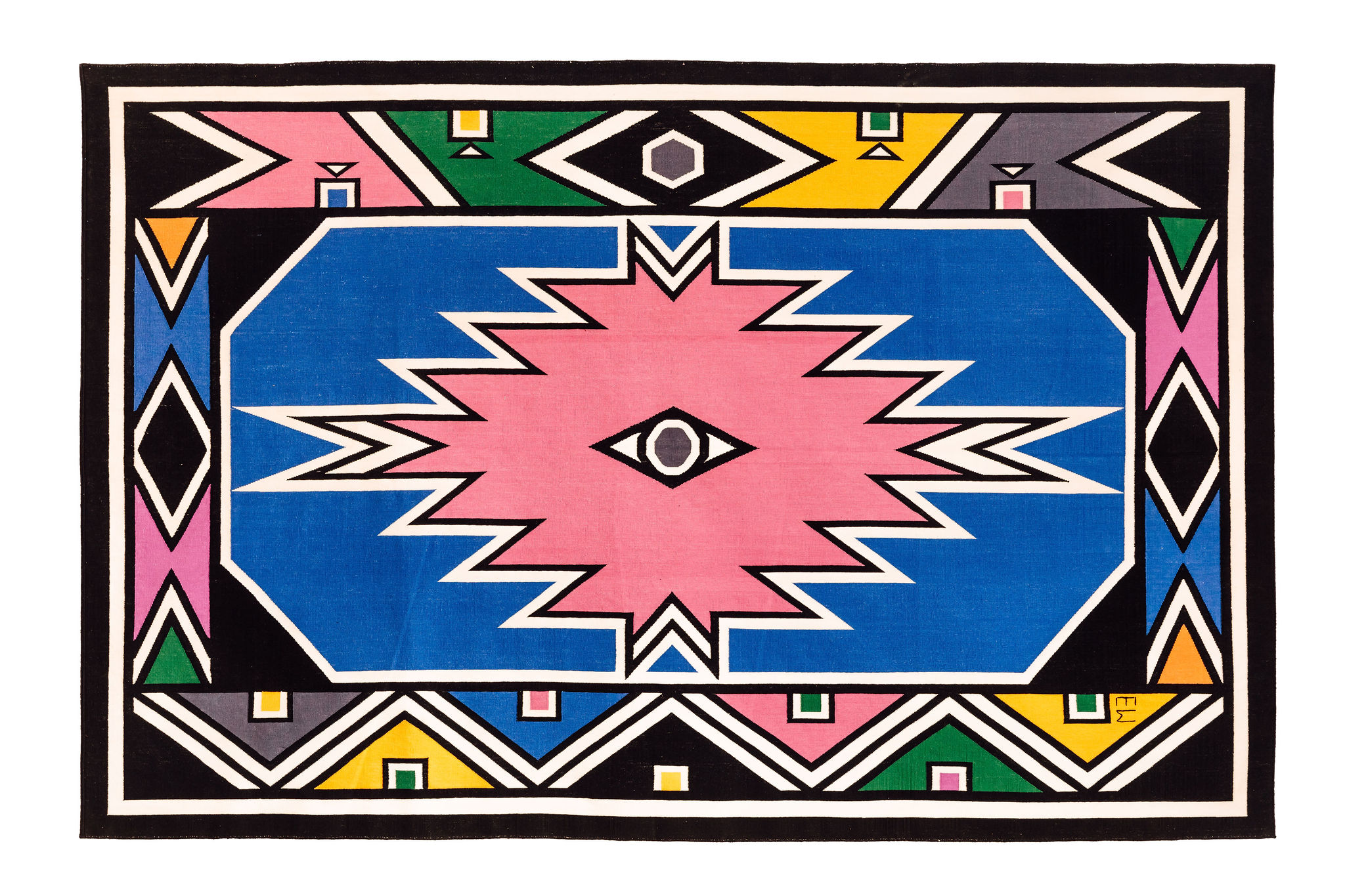 Esther Mahlangu's tapestry